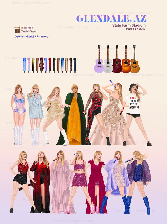 Tour Couture: An Illustrated Guide to What Taylor Swift Wore and When
