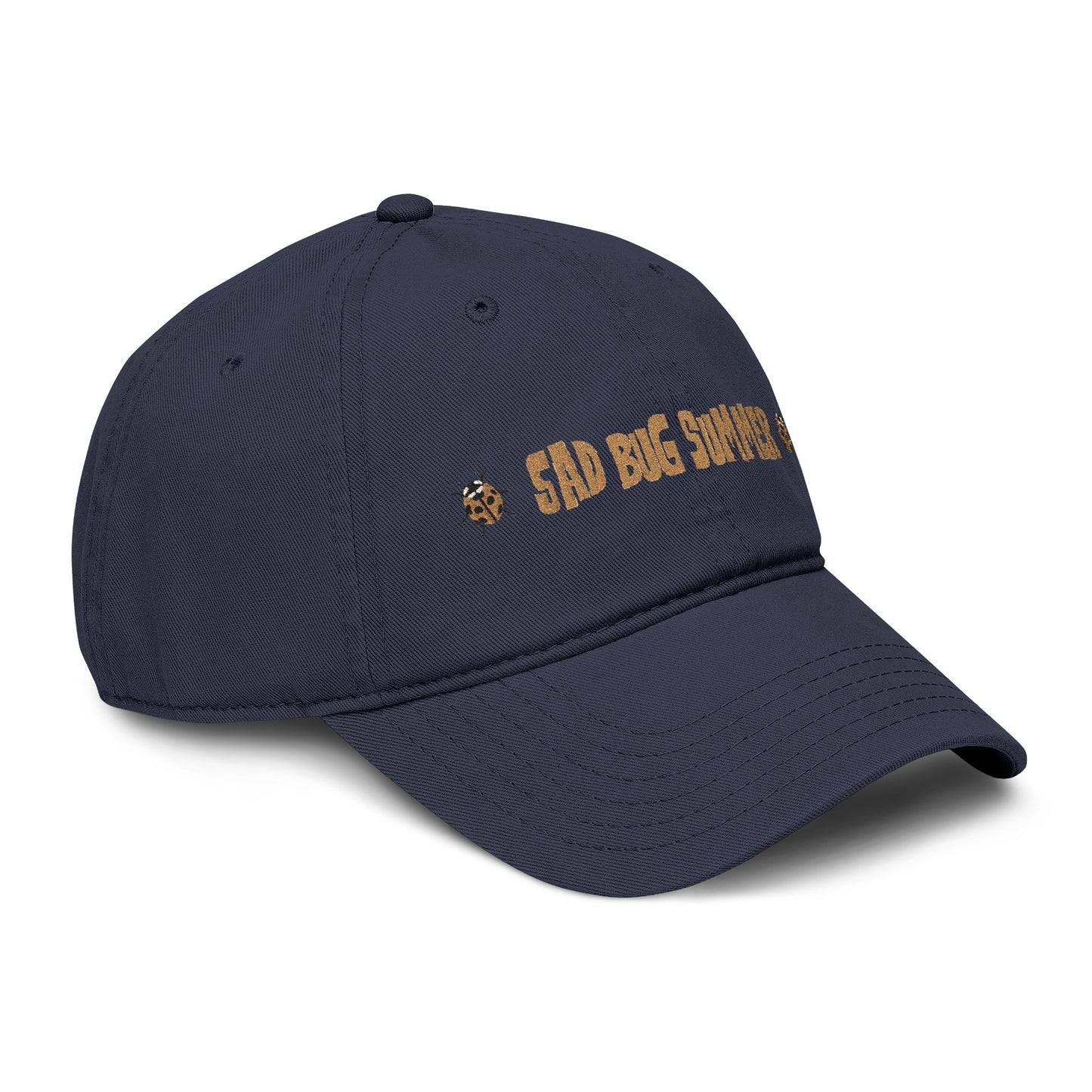 Sad Bug Summer Ladybug Hat - Garment Washed Baseball Cap