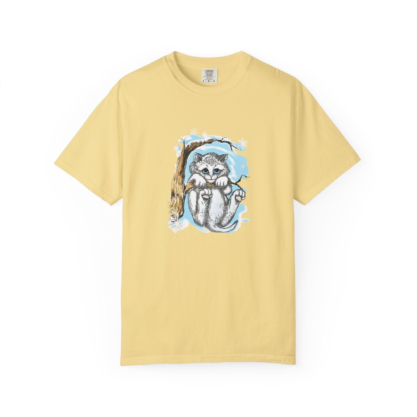 Vintage Cat Illustration Tee