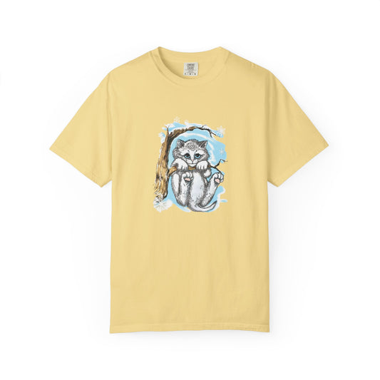 Vintage Cat Illustration Tee