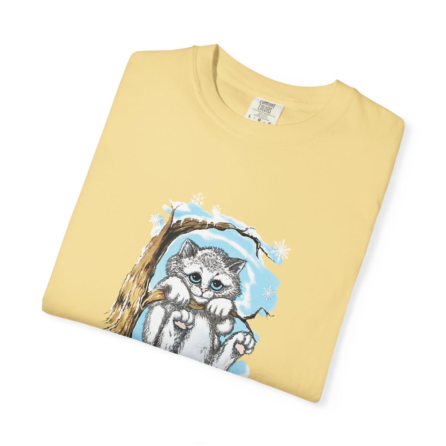 Vintage Cat Illustration Tee