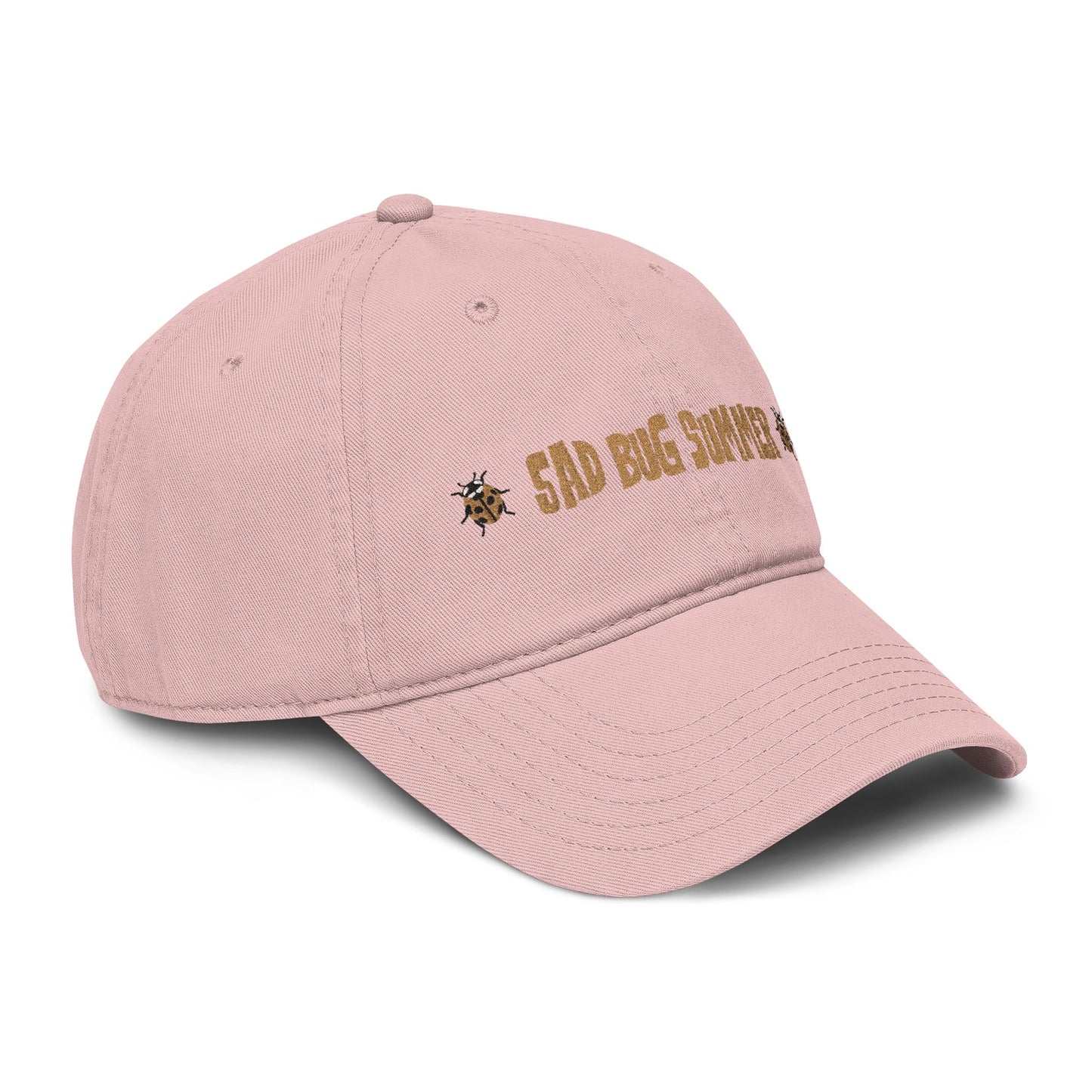 Sad Bug Summer Ladybug Hat - Garment Washed Baseball Cap