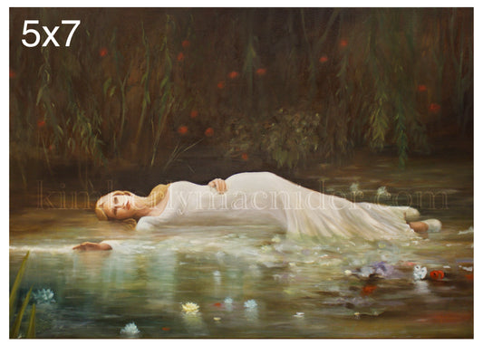 Ophelia Canvas Paper Print