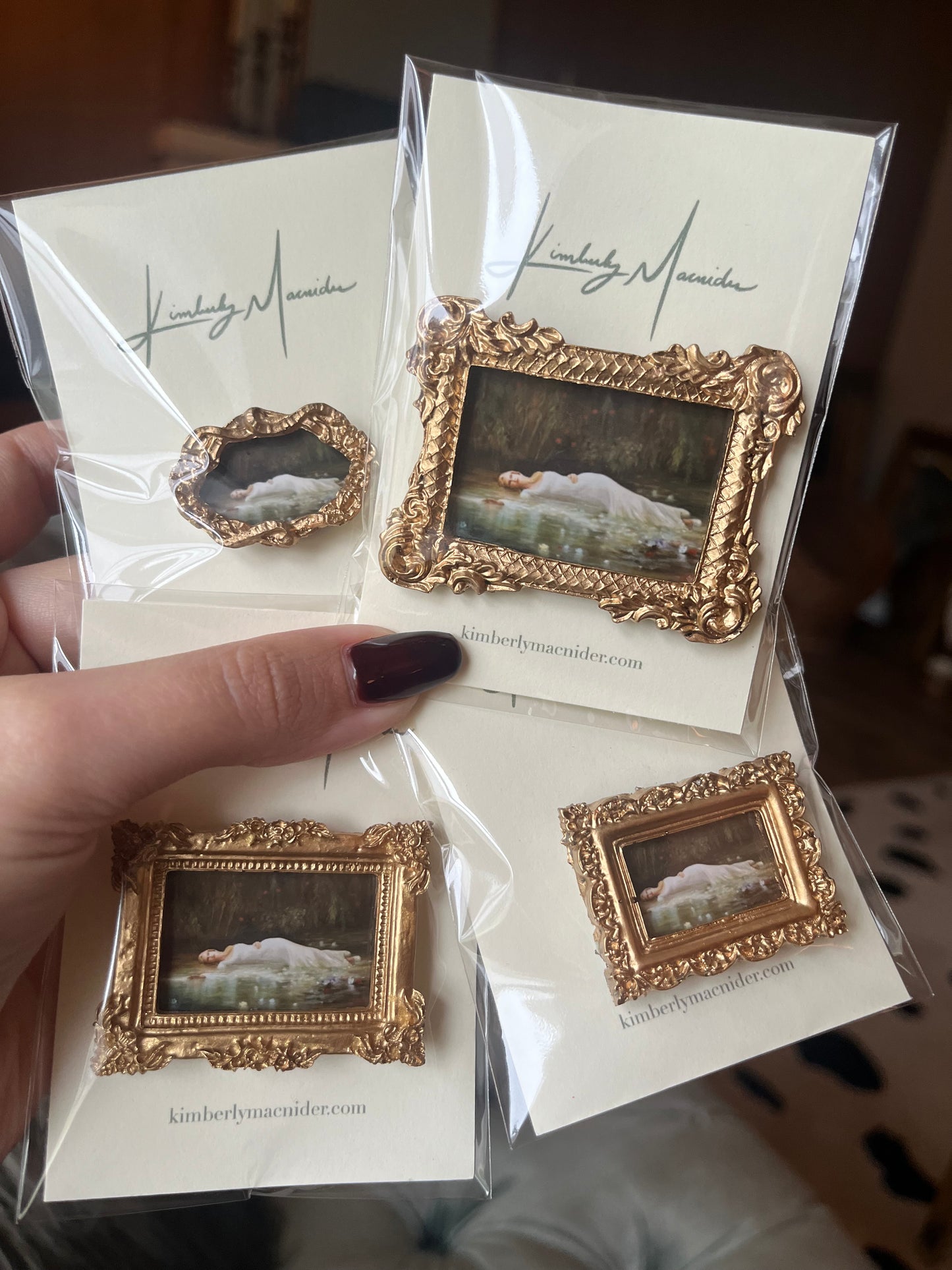 Mini Ophelia Painting Magnet