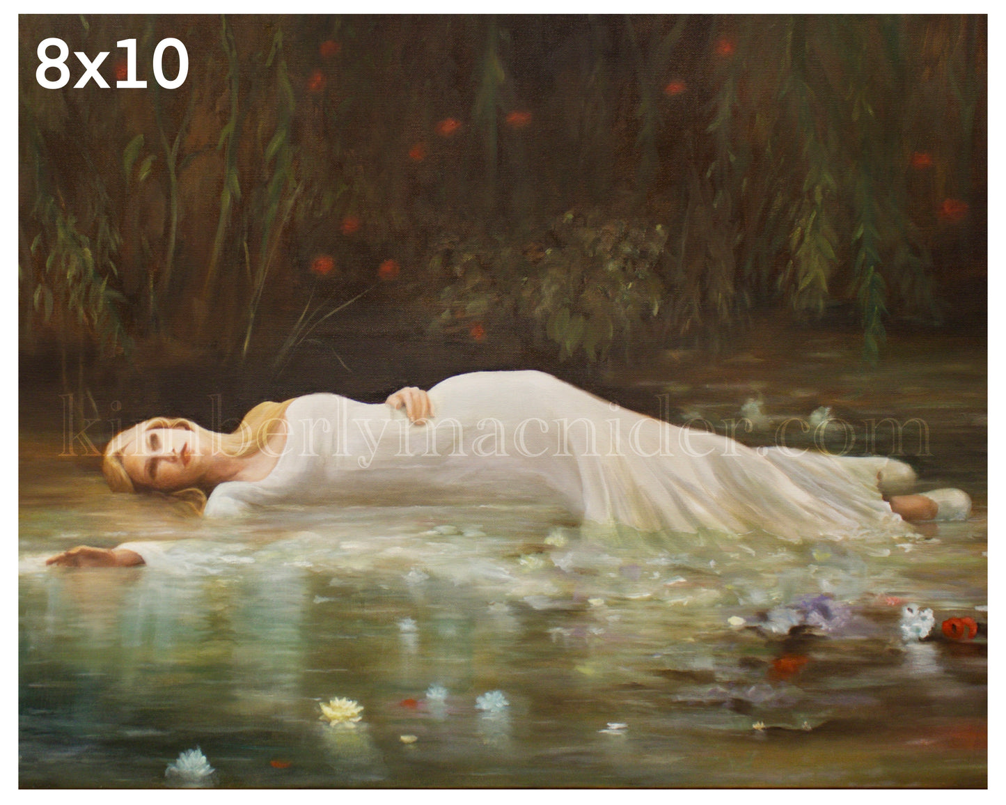 Ophelia Canvas Paper Print